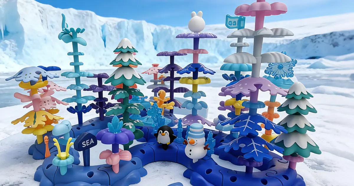 Funny Snow World DIY Toys: L1-L3 Building Sets for Creative Kids