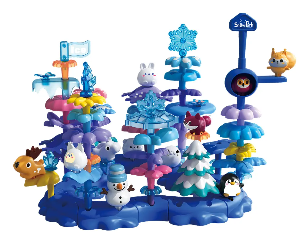 Icy World Building Toys: L1-L3 Sets for Creative STEM Play