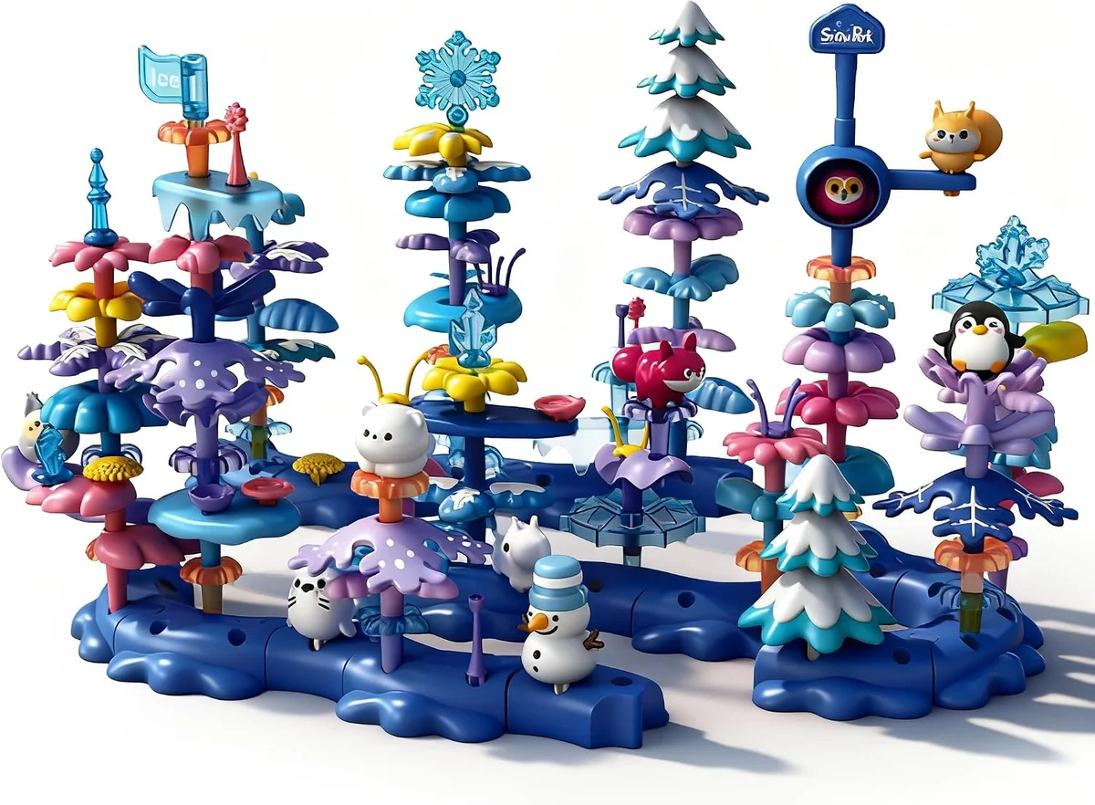 SUPUZZ 136-piece Icy World L3 snow garden