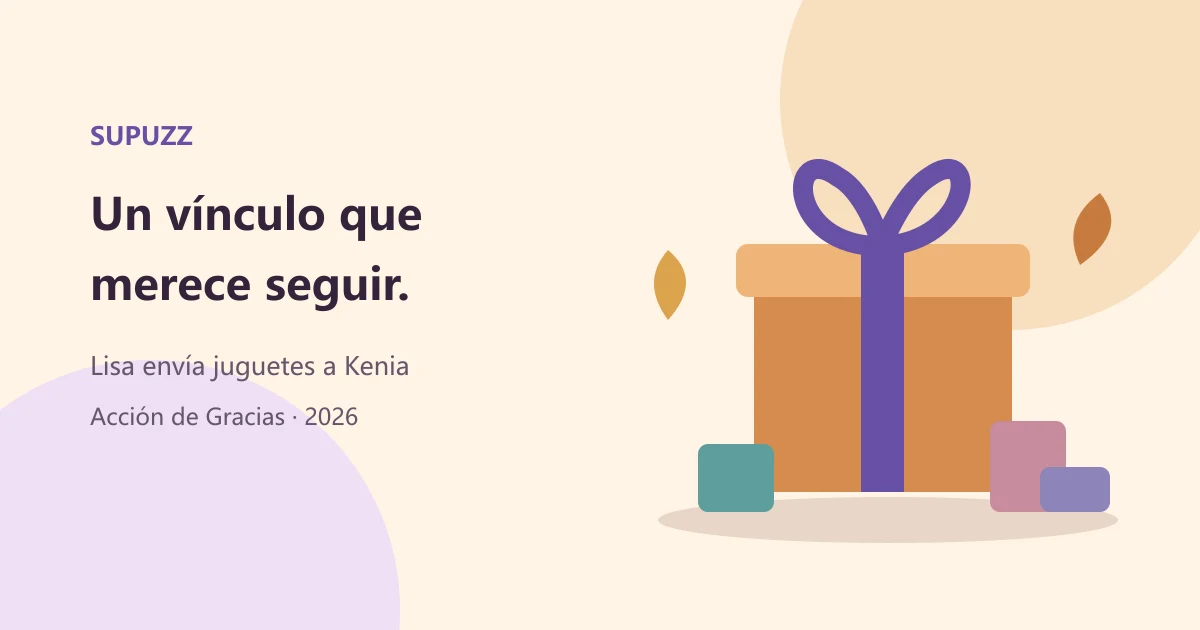 Ilustración de una caja de regalo y bloques de colores para Acción de Gracias